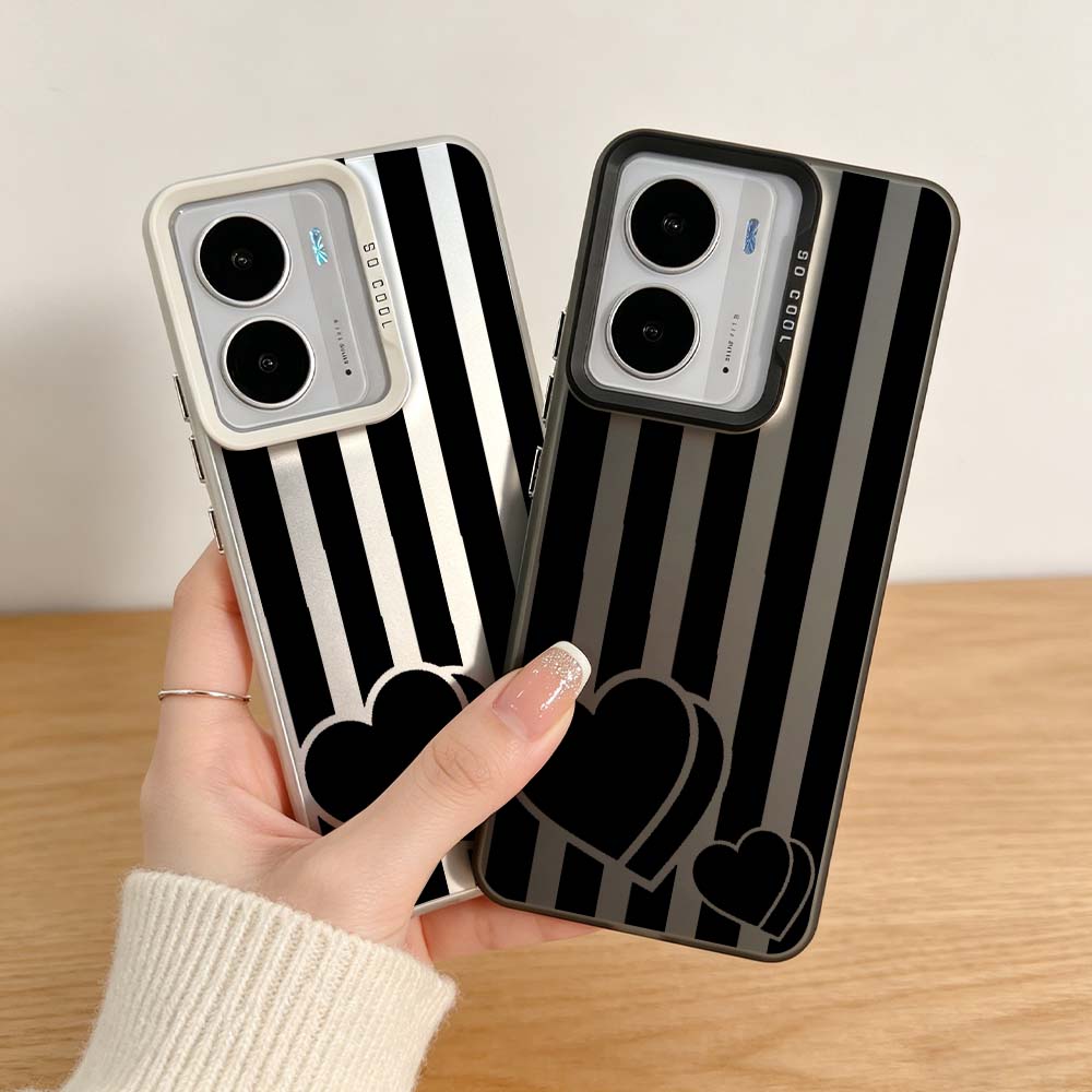 Realme C67 - Czarny wzór w paski dla Realme