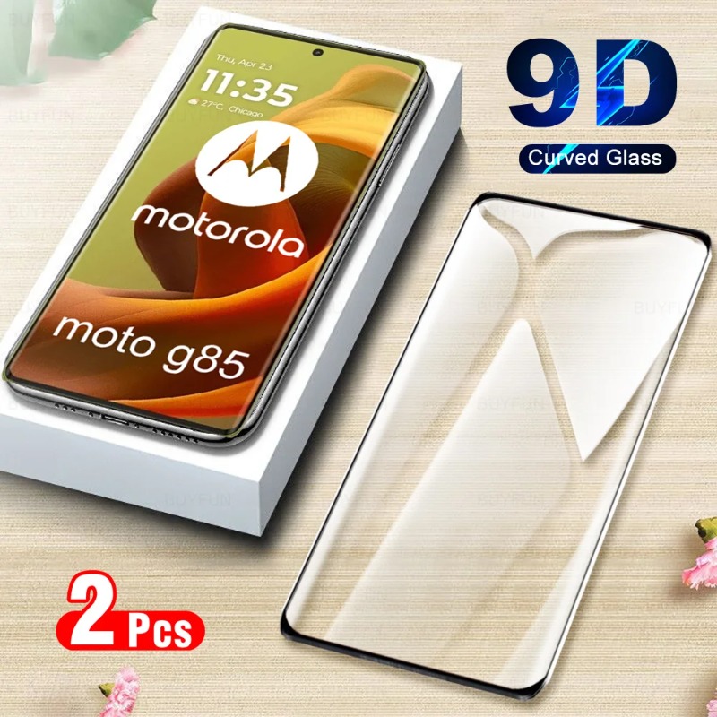 Curved Edge Screen - 2szt. zakrzywione szkło 9D do Motorola