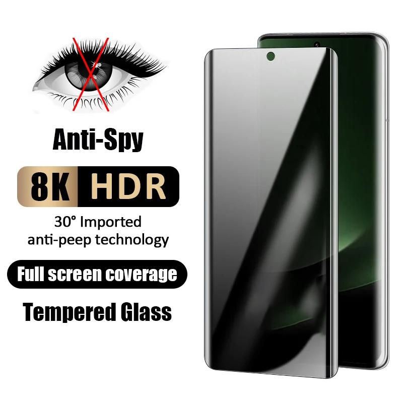 Curved Edge Screen - Antyszpiegowskie szkło hartowane z zakrzywioną krawędzią