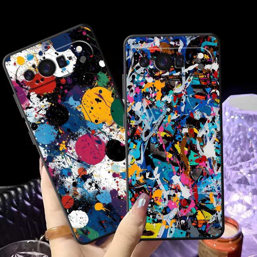 Google Pixel 9 - Etui na telefon Funda z abstrakcyjnym