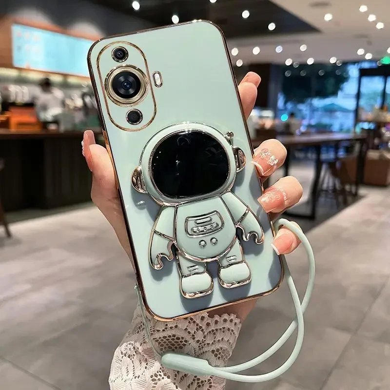 Huawei Nova 12 - Etui 3D Cartoon Astronaut Holder Plating