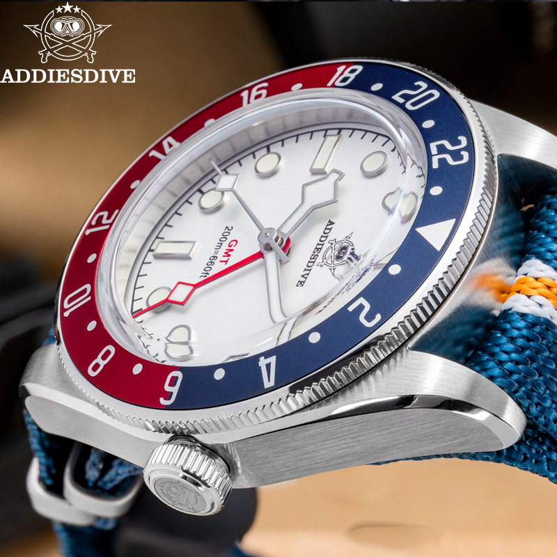 ADDIESDIVE 515-24H Zegarki GMT – Anti Blue Light Film recenzja i cena