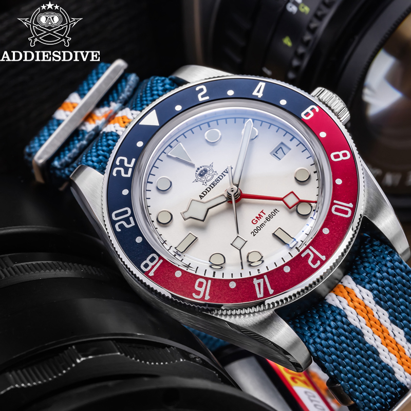 ADDIESDIVE 515-24H Zegarki GMT – Anti Blue Light Film recenzja i cena